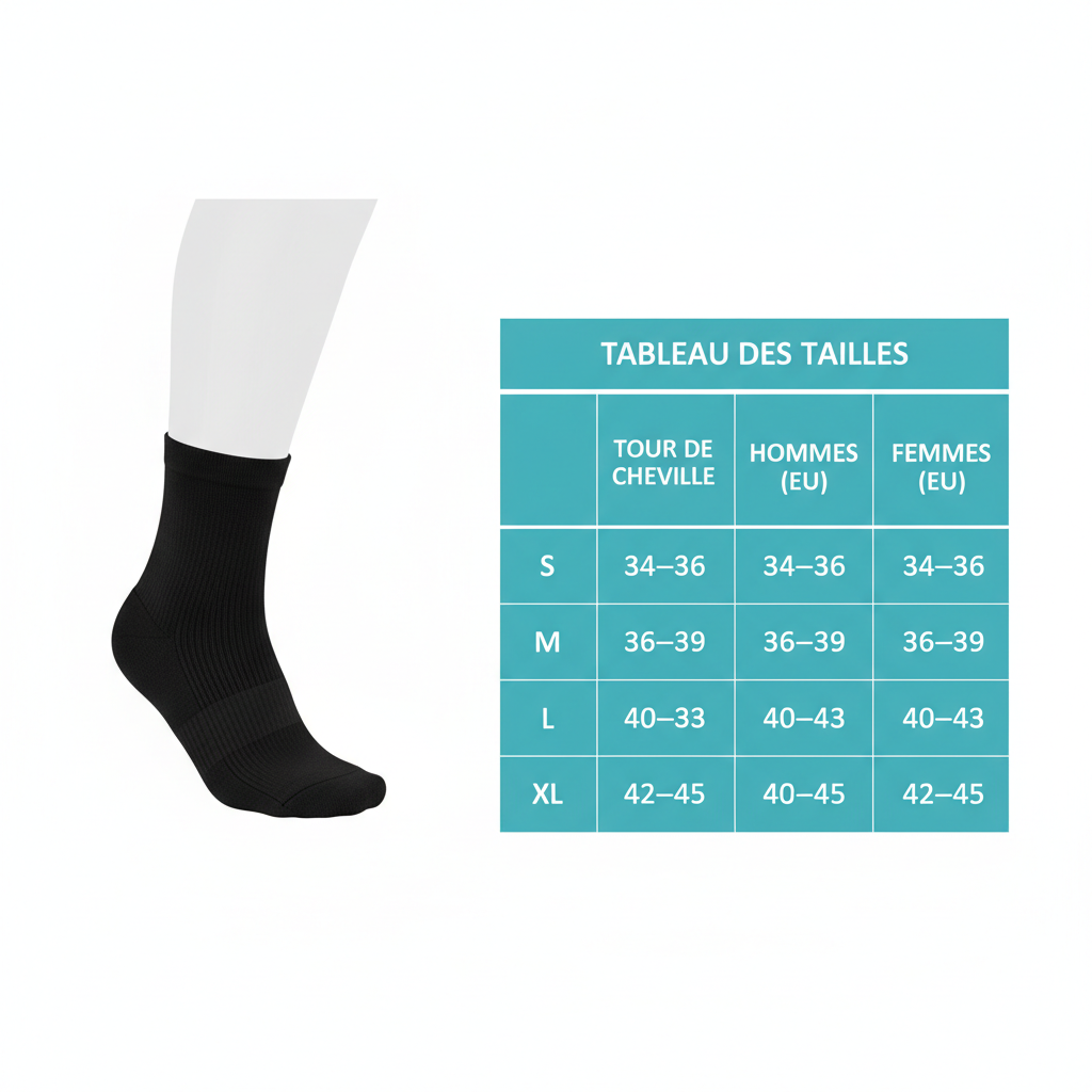Chaussettes de Compression – Confort & Circulation